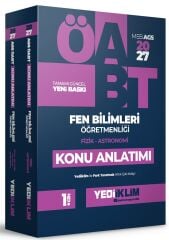 Yediiklim 2027 ÖABT MEB-AGS Fen Bilgisi Öğretmenliği Konu Anlatımı Modüler Set Yediiklim Yayınları