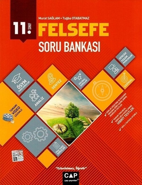 Çap Yayınları 11. Sınıf Felsefe Soru Bankası Anadolu Lisesi Video Çözümlü Çap Yayınları
