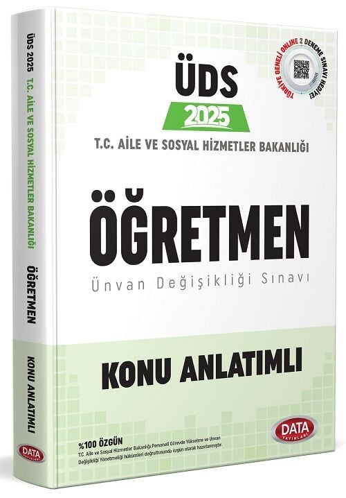 Data 2025 GYS Aile ve Sosyal Hizmetler Bakanlığı Öğretmen Konu Anlatımı Görevde Yükselme Data Yayınları