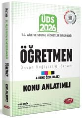 Data 2026 GYS ÜDS Aile ve Sosyal Hizmetler Bakanlığı Öğretmen Konu Anlatımı Ünvan Değİşikliği Data Yayınları