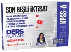 İndeks Akademi 2027 KPSS A Grubu Son Beşli İktisat Video Ders Notları - Emel Aksaç İndeks Akademi Yayıncılık