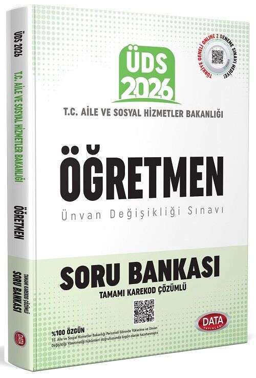 Data 2026 GYS Aile ve Sosyal Hizmetler Bakanlığı Öğretmen Soru Bankası Çözümü Görevde Yükselme Data Yayınları