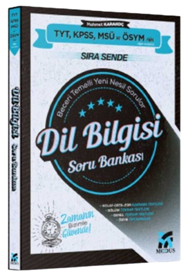 Modus KPSS TYT MSÜ Dil Bilgisi Sıra Sende Soru Bankası Modus Yayınları