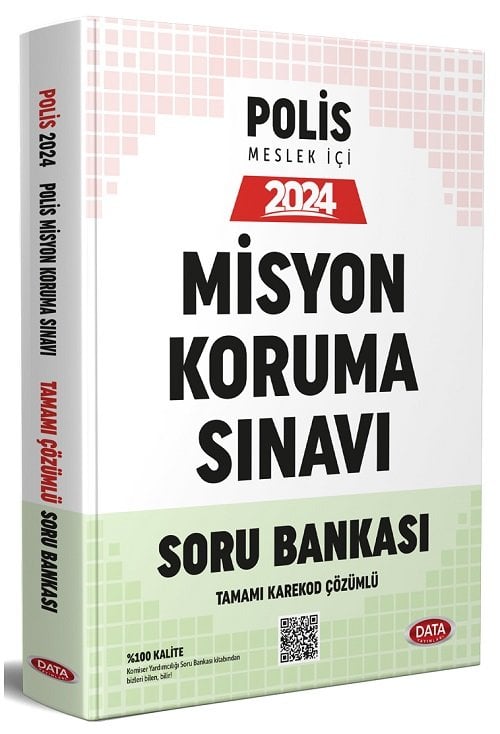 Data 2024 Polis Misyon Koruma Sınavı Soru Bankası Çözümlü Data Yayınları