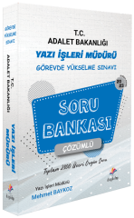 Dizgi Kitap 2023 GYS Adalet Bakanlığı Yazı İşleri Müdürlüğü Soru Bankası Çözümlü Görevde Yükselme Dizgi Kitap