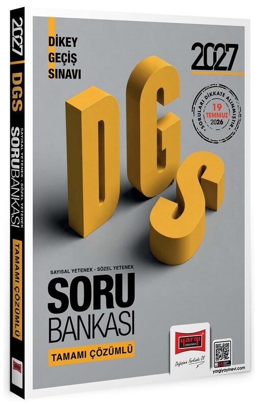 Yargı 2027 DGS Soru Bankası Çözümlü Yargı Yayınları