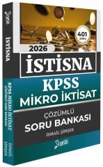 Yetki 2026 KPSS A Grubu Mikro İktisat İSTİSNA Soru Bankası Çözümlü - İsmail Şimşek Yetki Yayıncılık
