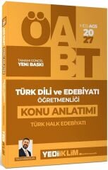 Yediiklim 2027 ÖABT MEB-AGS Türk Dili ve Edebiyatı Öğretmenliği Türk Halk Edebiyatı Konu Anlatımı - Faruk Karaaslan Yediiklim Yayınları