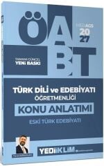 Yediiklim 2027 ÖABT MEB-AGS Türk Dili ve Edebiyatı Öğretmenliği Eski Türk Edebiyatı Konu Anlatımı - Faruk Karaaslan Yediiklim Yayınları