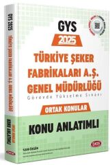 SÜPER FİYAT - Data 2025 GYS Türkiye Şeker Fabrikaları Ortak Konular Konu Anlatımlı Görevde Yükselme Ünvan Değişikliği Data Yayınları