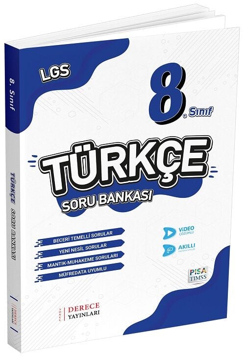 Derece 8. Sınıf LGS Türkçe Soru Bankası Çözümlü Derece Yayınları