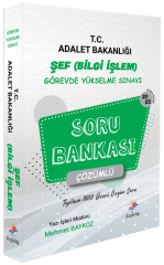 Dizgi Kitap 2023 GYS Adalet Bakanlığı Bilgi İşlem Şef Soru Bankası Çözümlü Görevde Yükselme Dizgi Kitap