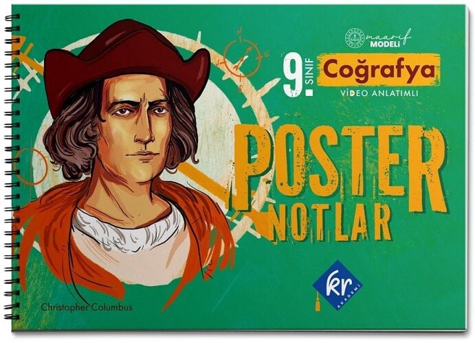 KR Akademi 9. Sınıf Coğrafya Poster Notlar KR Akademi Yayınları