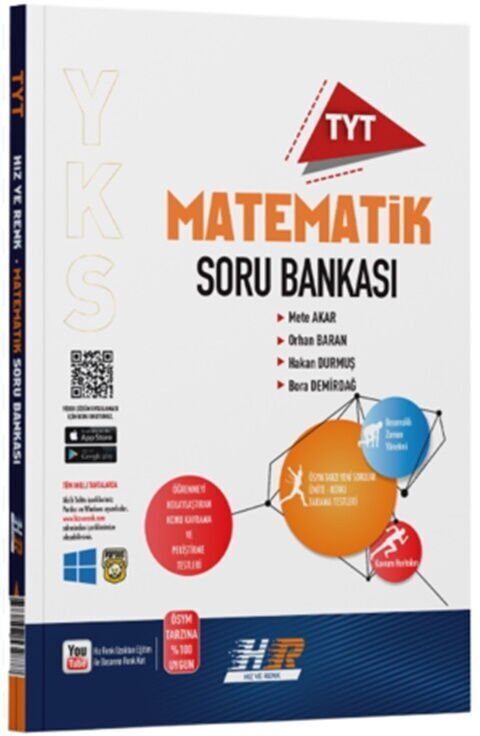 Hız ve Renk YKS TYT Matematik Soru Bankası Hız ve Renk Yayınları