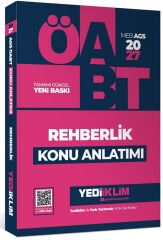 Yediiklim 2027 ÖABT MEB-AGS Rehberlik Konu Anlatımı Yediiklim Yayınları