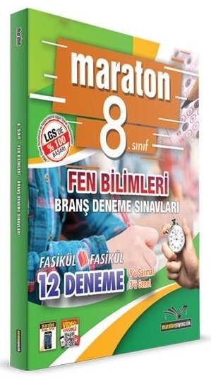 Maraton 8. Sınıf Fen Bilimleri Fasikül Fasikül 12 Deneme Maraton Yayınları