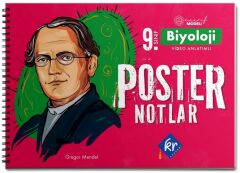 KR Akademi 9. Sınıf Maarif Modeli Biyoloji Poster Notlar KR Akademi Yayınları