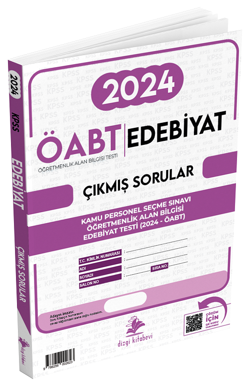 Dizgi Kitap ÖABT MEB-AGS Türk Dili ve Edebiyatı Öğretmenliği 2024 Sınavı Çıkmış Sorular Çözümlü Dizgi Kitap Yayınları