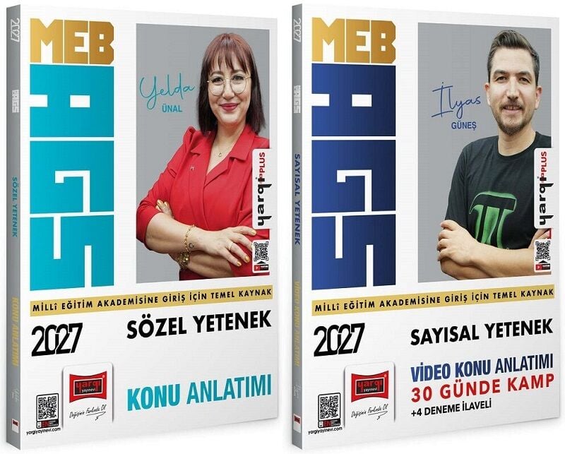 Yargı 2027 MEB-AGS Sözel + Sayısal Yetenek Konu 2 li Set Yargı Yayınları