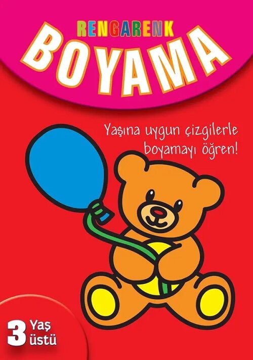 Rengarenk Boyama 3 Yaş Üstü Parıltı Yayınları