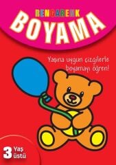 Rengarenk Boyama 3 Yaş Üstü Parıltı Yayınları