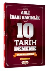 SÜPER FİYAT - Yönerge Adli İdari Hakimlik Tarih 10 Deneme Çözümlü Yönerge Yayınları