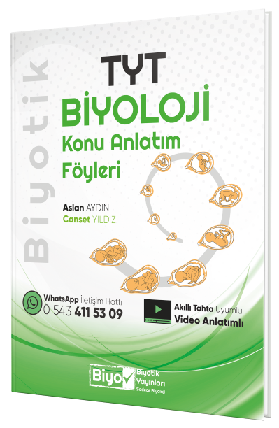 Biyotik YKS TYT Biyoloji Konu Anlatım Föyleri Biyotik Yayınları