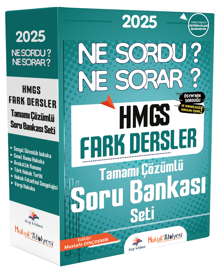 Dizgi Kitap 2025 HMGS Fark Dersler Ne Sordu Ne Sorar Soru Bankası Modüler Set Çözümlü Dizgi Kitap