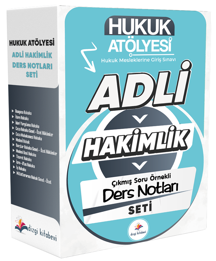 Dizgi Kitap Hukuk Atölyesi Adli Hakimlik Ders Notları Seti Dizgi Kitap