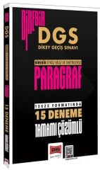 Yargı 2027 DGS Paragraf Birebir 15 Deneme Çözümlü Yargı Yayınları