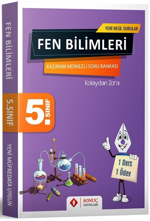 Sonuç 5. Sınıf Fen Bilimleri Kazanım Merkezli Soru Bankası Seti Sonuç Yayınları