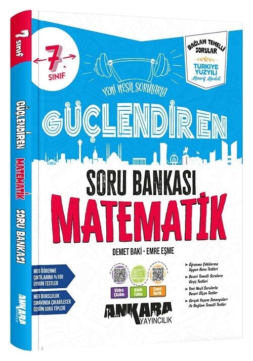 Ankara Yayıncılık 7. Sınıf Matematik Güçlendiren Maarif Model Soru Bankası Video Ankara Yayıncılık