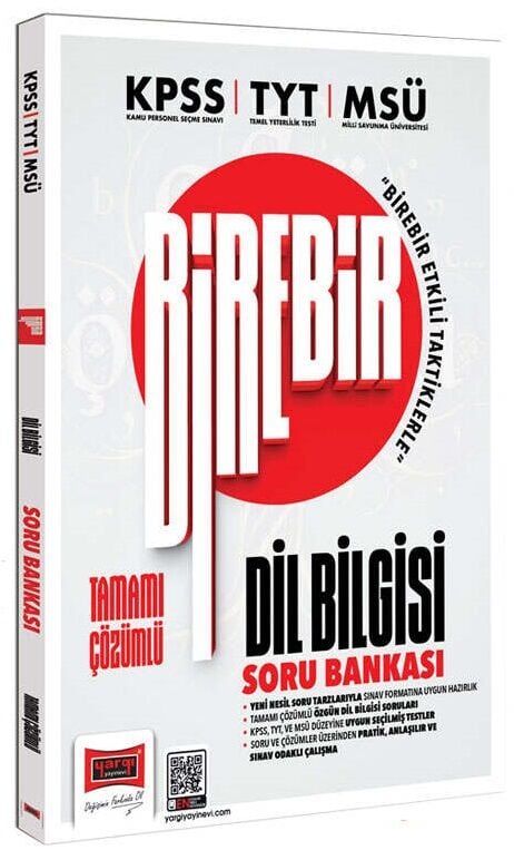Yargı 2027 KPSS TYT MSÜ Dil Bilgisi Birebir Soru Bankası Çözümlü Yargı Yayınları