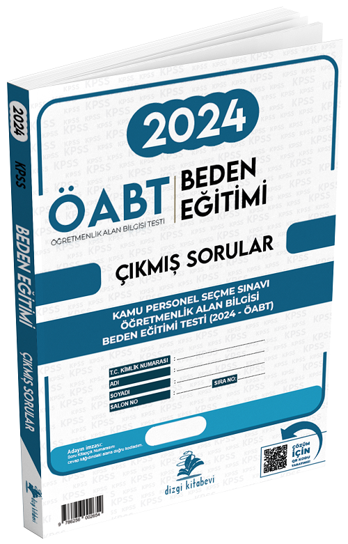 Dizgi Kitap 2024 ÖABT MEB-AGS Sınavı Beden Eğitimi Öğretmenliği Çıkmış Sorular Çözümlü Dizgi Kitap Yayınları