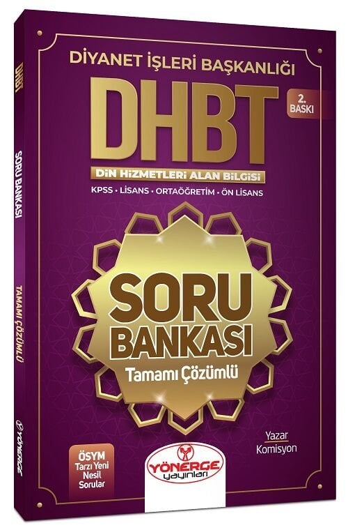 SÜPER FİYAT - Yönerge DHBT Soru Bankası Çözümlü Yönerge Yayınları