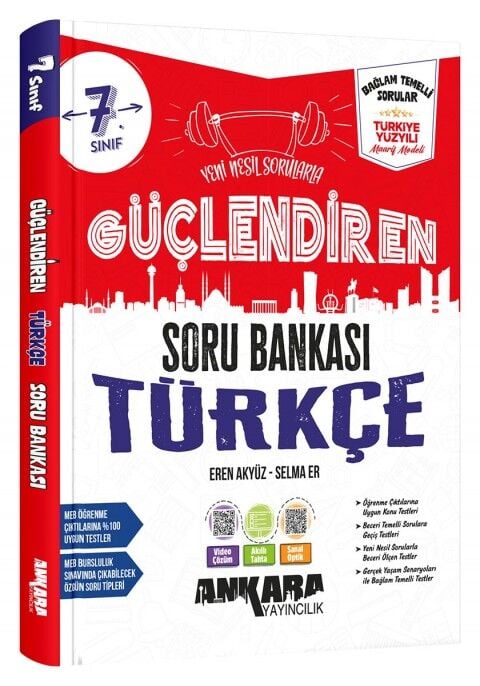 Ankara Yayıncılık 7. Sınıf Türkçe Güçlendiren Maarif Model Soru Bankası Ankara Yayıncılık