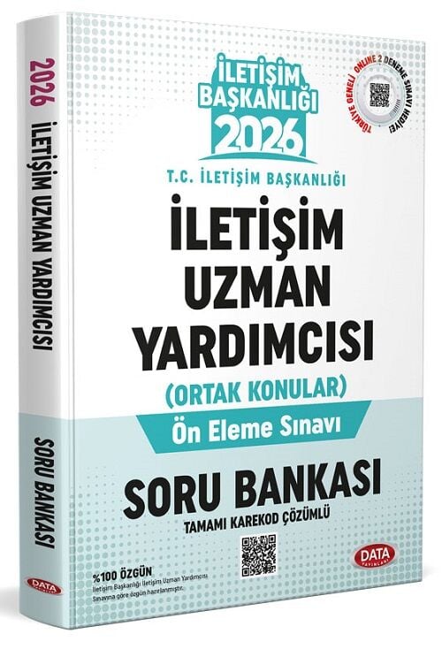 Data 2026 GYS İletişim Başkanlığı İletişim Uzman Yardımcısı Ön Eleme Sınavı Soru Bankası Çözümlü Görevde Yükselme Data Yayınları