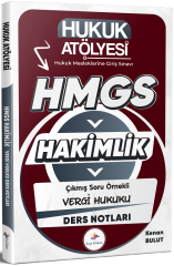 Dizgi Kitap Hukuk Atölyesi HMGS Hakimlik Vergi Hukuku Ders Notları - Kenan Bulut Dizgi Kitap