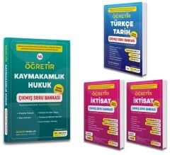 Öğretir Kaymakamlık Çıkmış Soru Bankası 3 lü Set Öğretir Yayınları