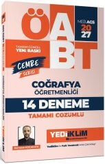 Yediiklim 2027 ÖABT MEB-AGS Coğrafya Öğretmenliği 14 Deneme Çözümlü Cemre Serisi - Ramazan Kocakaya Yediiklim Yayınları