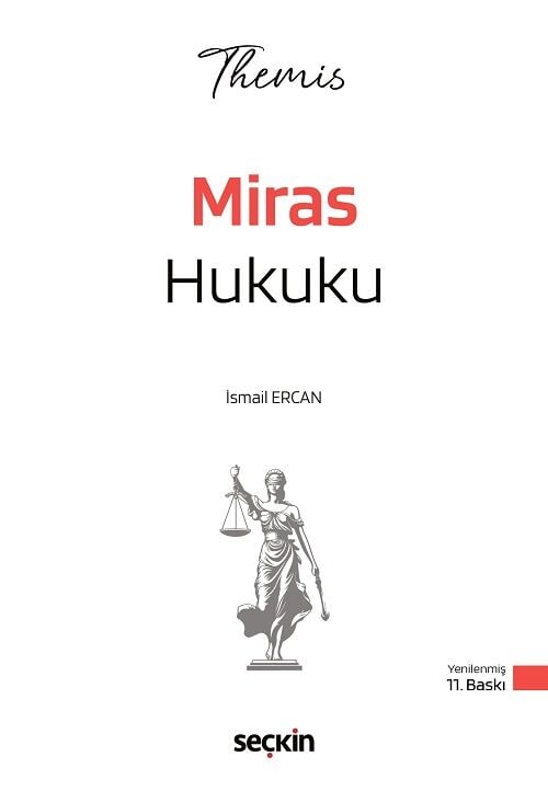 Seçkin 2026 THEMİS HMGS Hakimlik Miras Hukuku Konu Anlatımı 11. Baskı - İsmail Ercan Seçkin Yayınları