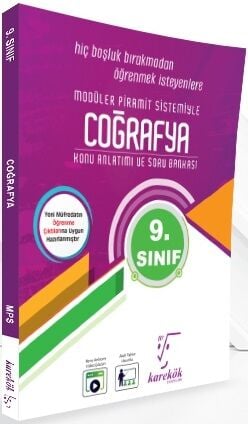 Karekök 9. Sınıf Coğrafya MPS Konu Anlatımlı ve Soru Çözümü Karekök Yayınları