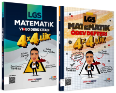 Etkili Matematik 8. Sınıf LGS Matematik 4 4 lük Video Ders Kitabı + Ödev Defteri Etkili Matematik Yayınları