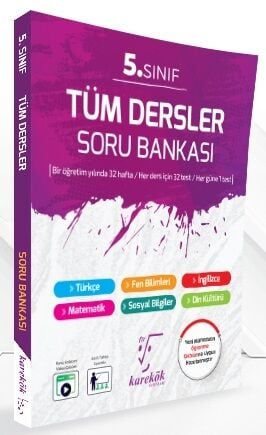 Karekök 5. Sınıf Tüm Dersler Soru Bankası Karekök Yayınları