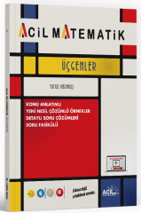 Acil YKS TYT Acil Matematik Üçgenler Soru Fasikülü Acil Yayınları