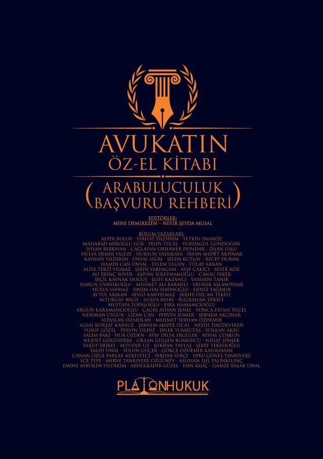 Platon Avukatın Özel Kitabı, Arabuluculuk Başvuru Rehberi Platon Hukuk Yayınları
