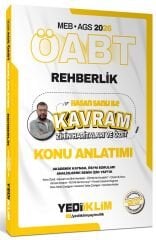 Yediiklim 2026 ÖABT MEB-AGS Rehberlik Kavram Zihin Haritaları ve Özet Konu Anlatımı - Hasan Sanlı Yediiklim Yayınları