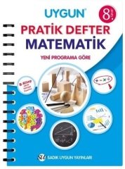 Sadık Uygun 8. Sınıf Matematik Pratik Defter Sadık Uygun Yayınları