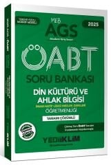 Yediiklim 2025 ÖABT MEB-AGS Din Kültürü ve Ahlak Bilgisi Öğretmenliği Soru Bankası Çözümlü Yediiklim Yayınları
