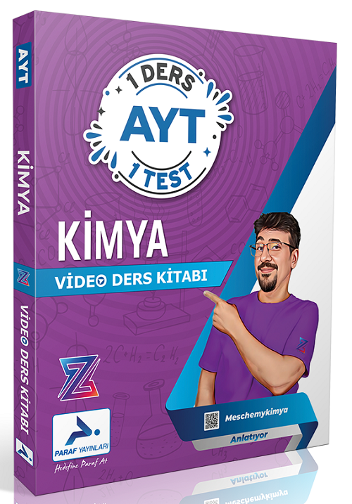 Paraf YKS AYT Z Takımı MeschemyKimya 1 Ders 1 Test Video Ders Kitabı Paraf Yayınları